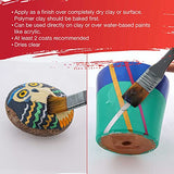 U.S. Art Supply Professional High Gloss Pouring Paint Art Topcoat & Clay Varnish, 32 oz. (Quart) - Clear Permanent Protective Finish for Pouring U.S. Art Supply