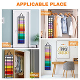 HTVRONT Vinyl Roll Holder, Vinyl Roll Storage with 24 Compartments,Vinyl Storage Organizer Rack Wall Mount/Hanging Over The Door, Craft Vinyl Storage HTVRONT