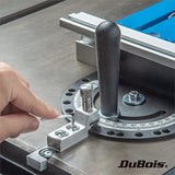 DuBois 51008 Table Saw Miter Gauge with 13 Precise Angle Stops and Standard 3/4” x 3/8” T-Slotted Miter Bar DuBois