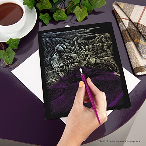 Royal and Langnickel Holographic Engraving Art, Motorcycle Racing Royal & Langnickel