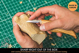 BeaverCraft Wood Carving Detail Knife C8 1.5" Whittling Knife for Detail Wood Carving Craft Knife - Chip Carving Knife Wood Carving Tools for BeaverCraft