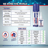 MITREAPEL CA Glue with Activator (2 x 0.80 oz - 2 x 3.30 fl oz.) - CA Glue for Woodworking - Cyanoacrylate Glue and Activator Spray - Crazy Glue, Mitreapel