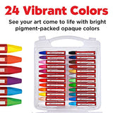 Faber-Castell Blendable Oil Pastels In Durable Storage Case- 24 Vibrant Colors - Non-Toxic Pastels for Kids Faber-Castell