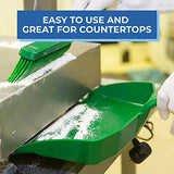 Vikan 45895 Bench Cleaning Brush, Polypropylene/Polyester Medium Bristle Dustpan Brush & Sweeper, 14 Inch, White Vikan