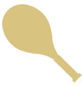 Tennis Racket Cutout Unfinished Wood Sports Decor Tennis Decor Locker Room MDF Shaped Canvas Style 1 Diverse Woodworking