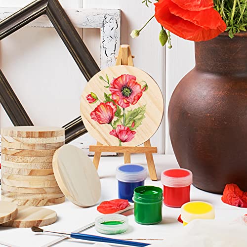 2 Inch 50 Pieces Wood Circles, GOH DODD Small Round Discs Unfinished Slices Blank Wooden Ornaments for DIY Crafts, School Projects, Decorations GOH DODD