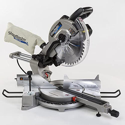 Delta Shopmaster S26-272L Sliding Compound Miter Saw, Black, Silver, 12 Inch - WoodArtSupply