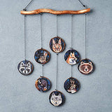 ARTEZA Natural Wood Slices, 45 Pieces, 2.4-2.8 Inch Diameter, 0.4 Inch Thickness, Round Pine Wood Discs with Bark for Crafts, Christmas Ornaments, ARTEZA