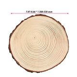 JOIKIT 5 PCS 8-9 Inch Unfinished Woods Slices, Natural Round Rustic Wood Slices for Centerpieces, Wooden Circles for DIY Craft, Christmas, Rustic JOIKIT