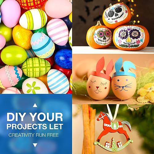 Acrylic Paint Pens Paint Markers Set of 18: Fine Point for Rock Painting Glass Wood Ceramic Fabric Metal Canvas Easter Eggs Pumpkin Kit, Drawing Art JR.WHITE