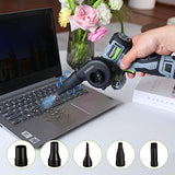 WORKPRO Cordless Detail Belt Sander, Mini Chain Saw, Electric Blower, 3-in-1 Power Tool Combo Kit, 12V, Powerful Brushless Motor, with 2 Batteries, WORKPRO