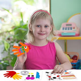 HAPMARS Animal Paper Art Craft Kit for Kid, 16 pcs Make Your own Craft Projects for Boys Girls Kid Age 3 4 5 6 7 8, DIY Art Supplies Activities Party HAPMARS