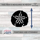 Sand Dollar Wooden Cutouts for crafts, Laser Cut Wood Shapes 5mm thick Baltic Birch Wood, Multiple Sizes Available Elliefont Styles