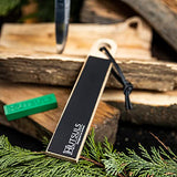 Hutsuls Pocket Knife Strop Kit - Get Razor-Sharp Edges with Pocket Leather Strop for Knife Sharpening, Easy to Use Knife Stropping Kit with Stropping Hutsuls