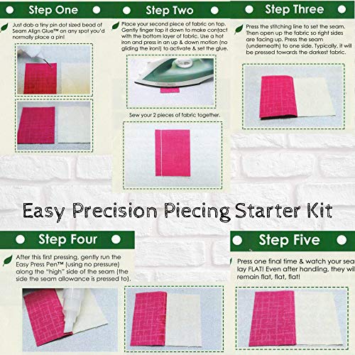 Easy Precision Paper Piecing Starter Kit by Acorn Products - WoodArtSupply