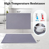 LET'S RESIN Resin Collector Mat, Easy Clean & Silicone Heat Resistant Mats 14.5'' x 9.4'', Non-Slip Multipurpose Thick Silicone Mats for Resin Molds, LET'S RESIN