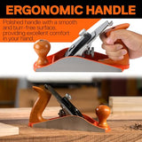 JORGENSEN No.4 10" Wood Planer, Hand Planer for Woodworking, Hand Plane, Wood Plane, Jack Plane for Trimming, Wood Planing, Craft - Smoothing Plane Jorgensen