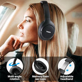 TOZO HT2 Hybrid Active Noise Cancelling Headphones, Wireless Over Ear Bluetooth Headphones, 60H Playtime, Hi-Res Audio Custom EQ via App Deep Bass TOZO