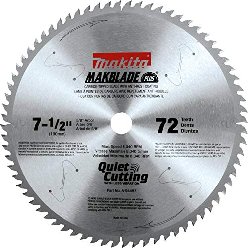 Makita A-94487 72T 7-1/2-Inch Blade - WoodArtSupply