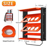 Ultrawall Spray Can Holder Rack With Paper Towel Holder, Steel Wall Mounted Spray Paint Can Rack, Garage Wall Mount Shelf, Utility Storage Rack, Tool Ultrawall