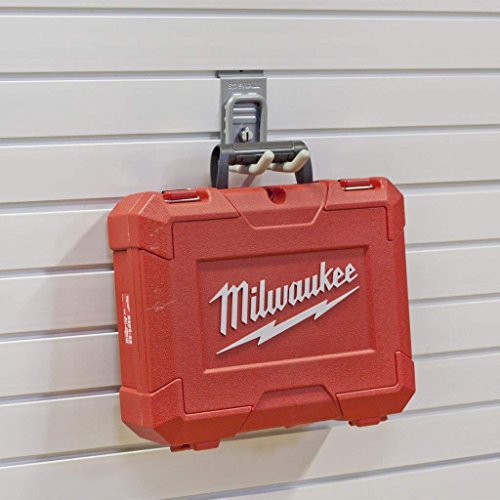 StoreWALL Heavy Duty Universal Slatwall Double Hook with CamLok (Pack of 4) StoreWALL