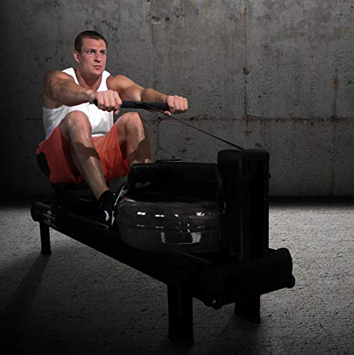 WaterRower Gronk Fitness M1 Hi Rise Water Rowing Machine | Limited Edition Low Impact Cardio Workout Machine | Commercial Grade Water Rowing WaterRower