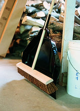 Emsco Group 7583-1AZ Enormous Yard & Garage Dust Pan – 24-Inch Mouth – Lightweight, Durable – Clip-On Features, Black Emsco Group