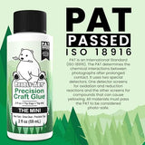 Bearly Art Precision Craft Glue - The Mini - 2fl oz with Tip Kit - Acid Free Archival - Strong Hold Adhesive - Ideal for Fine Paper Crafting Bearly Art