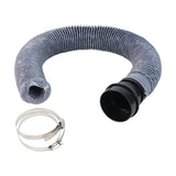 FumeClear fume extractor retractable heat resistant hose, 78 inches long. (50mm Diameter) Suitable for laser engraving machine enclosures with FUMECLEAR