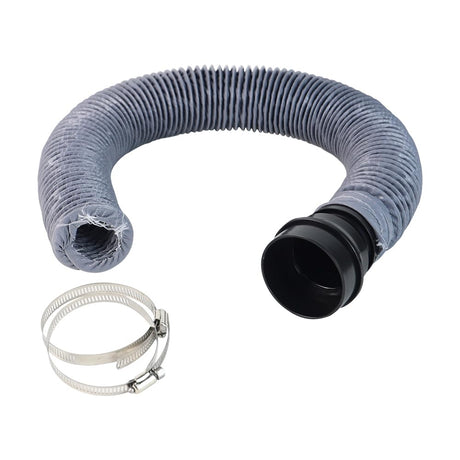 FumeClear fume extractor retractable heat resistant hose, 78 inches long. (50mm Diameter) Suitable for laser engraving machine enclosures with FUMECLEAR