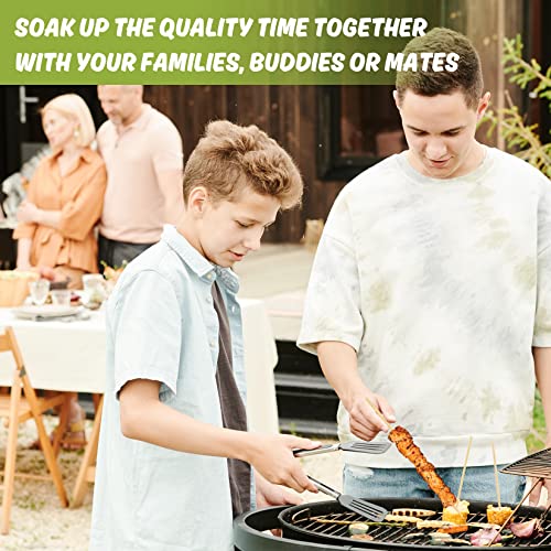 Sukh 290PCS Bamboo Sticks Bulk - Premium Natural Wooden Skewers Bamboo Skewers Wood Sticks for BBQ, Open Fire Pit, Caramel Apples, Hamburger, Fruit, Sukh