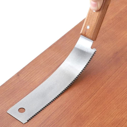 12 Inch Japanese Hand Saw,Stainless Steel Flush Cut Saw with Non-Slip Wooden Handle Sharp Teeth,Handheld Trim Saw Plastic Cutting Tool for