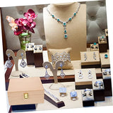 VOSAREA 1pc High-end Storage Wooden Box Wood Diy Craft Case Wooden Jewelry Wood Holder Jewelry Organizer Tray Unfinished Wooden Case Storage Cubes VOSAREA