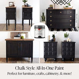 Country Chic Paint Furniture Painting Kit for Beginners Eco-Friendly DIY Chalk Style Furniture Paint, Paint Brush, & Durable Clear Top Coat Bundle - Country Chic Paint