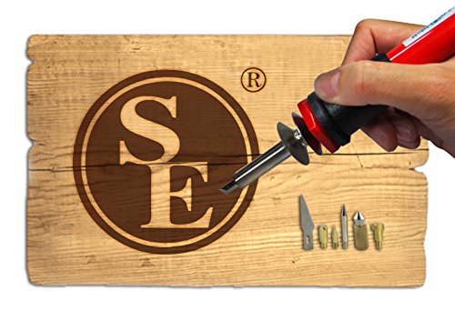 SE Wood Burning Pen - Creative Tool - Interchangeable Tips - Metal Soldering Pen Stand - WP30 - WoodArtSupply