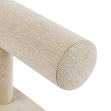 MOOCA Linen Covered Wood Jewelry Display, Jewelry Stand, Perfect for Bracelet Bangle Watch for Home Organization, Store, Tradeshow and Showcase, 7 MOOCA