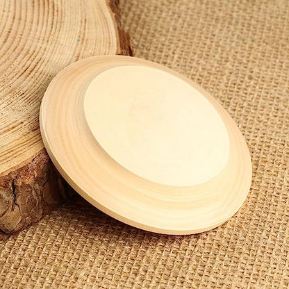 DIY Craft Kit: 16 Wooden Plates for Handmade Home Decor - Unfinished Wood Plate Blanks - Wood Craft Supplies - Handmade Dish Blanks for DIY Home - WoodArtSupply