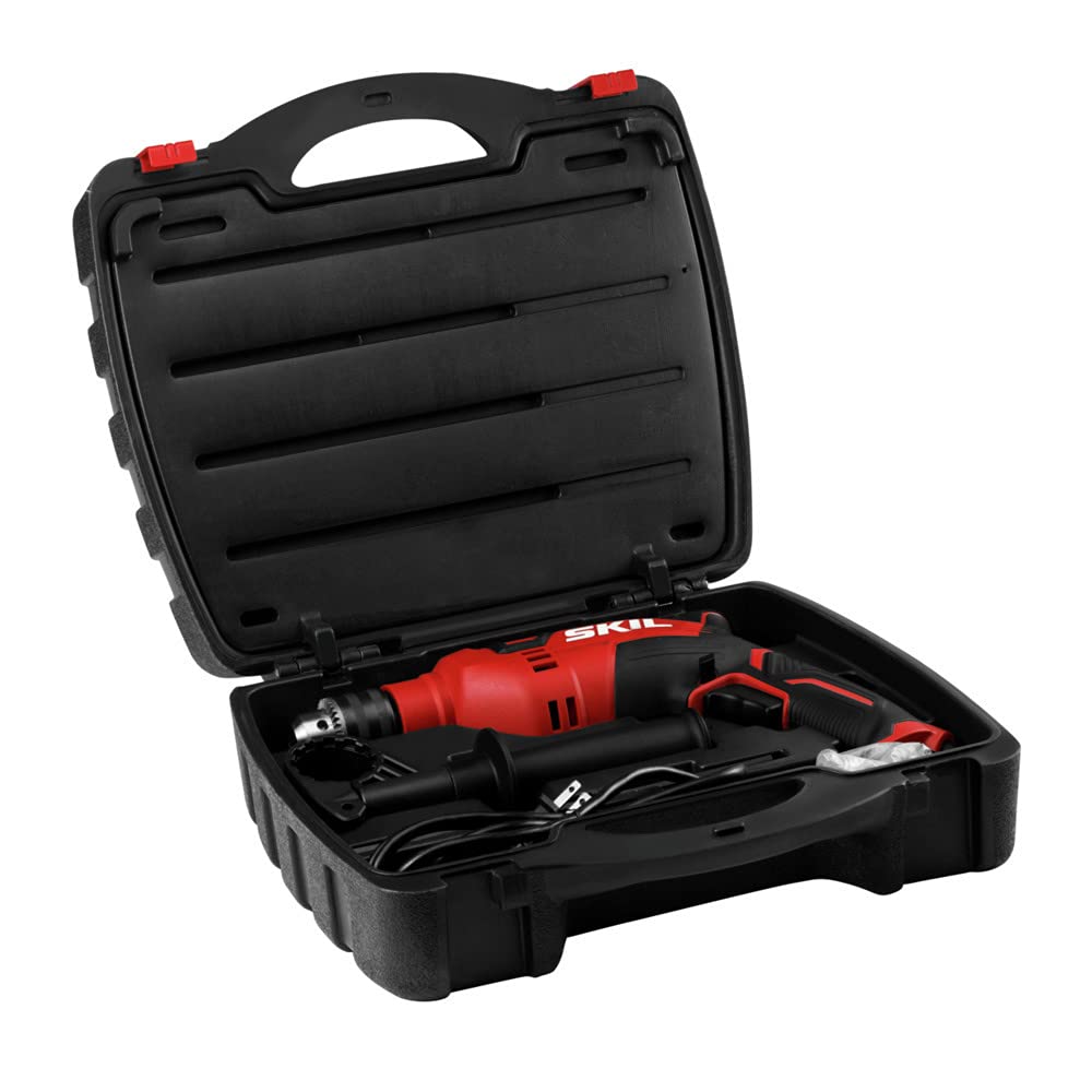 Skil 7.5 Amp 1/2-in Corded Hammer Drill with 100pcs Drill Bit Set With Variable Speed- HD182002 Skil