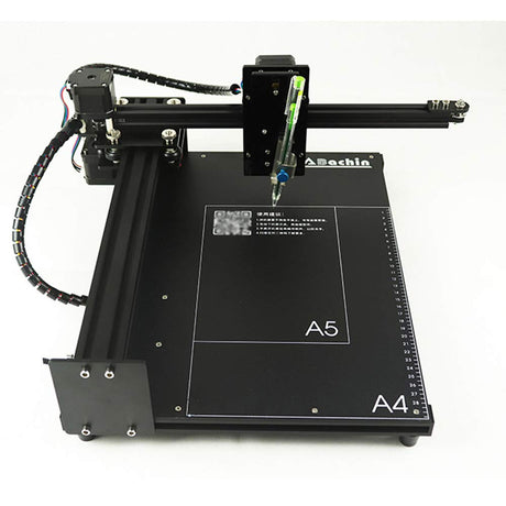 BACHIN CNC Router Drawing Robot Kit Writer XYZ Plotter iDraw Hand Writing Robot Kit Open Source for Maker/Geek, Working Area A4 BACHIN