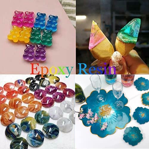 Mica Powder for Epoxy Resin - 20 Colors Shimmery Pigment Powder - Natural Mica Powder for Soap Making, Lip Gloss, Bath Bombs, Nail & Art Crafts, yesogreat