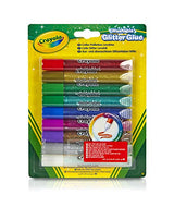Crayola Washable Glitter Glue Pens, 9 Count, Colors may vary Crayola