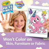 Crayola Color Wonder Unicreatures, Unicorn Mess Free Coloring Pages & Markers, Gift for Kids, Ages 3, 4, 5, 6, Crayola