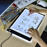 Light Box Drawing Pad, Tracing Board with Type-C Charge Cable and Brightness Adjustable for Artists, AnimationDrawing, Sketching, Animation, X-ray XIAOSTAR
