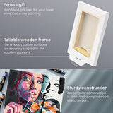 Arteza Stretched Canvas, Multipack of 10, 5 x 7, 8 x 10, 11 x 14, 12 x 16, 16 x 20 Inches – 2 of Each, 100% Cotton, 8 oz Gesso-Primed, Art Supplies ARTEZA