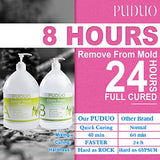 Epoxy Resin Crystal Clear Art 2 Gallon Kit New Bottle with Pump for Coating, Casting, Resin Art, Jewelry, Tabletop, Bar Top, Live Edge Tables, Fast Puduo