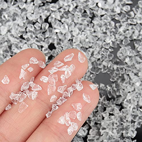 Irregular Crushed Glass Chips Sprinkles, 100g Metallic Chunky Glitter Stones for Nail Art, Resin Mold Filler, DIY Crafts, Vase Filler, Jewelry Making BONNY BOXX