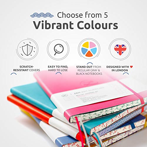 Soft Cover Large B5 Dotted Journal - Enjoy Bullet Journaling with a 7x10-inch, Non-Bleed Thick 120gsm Paper, Dot Journal in Orange, Japanese Edge ZenART Supplies