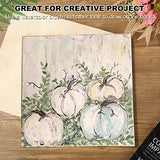 8 Pack 11.8 x 11.8 Inch Basswood Sheets 1/4 Inch Thick Square Plywood Sheets Unfinished Wood Sheets for Crafts DIY Project Mini House Building ZOFORTY