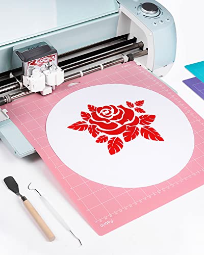 Gwybkq Cutting Mat for Cricut Maker 3/Maker/Explore 3/Air 2/Air/One 12 Pack 12x12 Variety Grip Sticky Pad Replacement Accessories for Silhouette Gwybkq