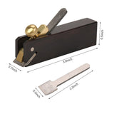 Mini Wood Planer, 3 inch Wood Hand Planer Ebony Woodworking Plane for Planing Surface Smoothing Flat Bottom Trimming Wood Perfect for Carpenter DIY zjchao